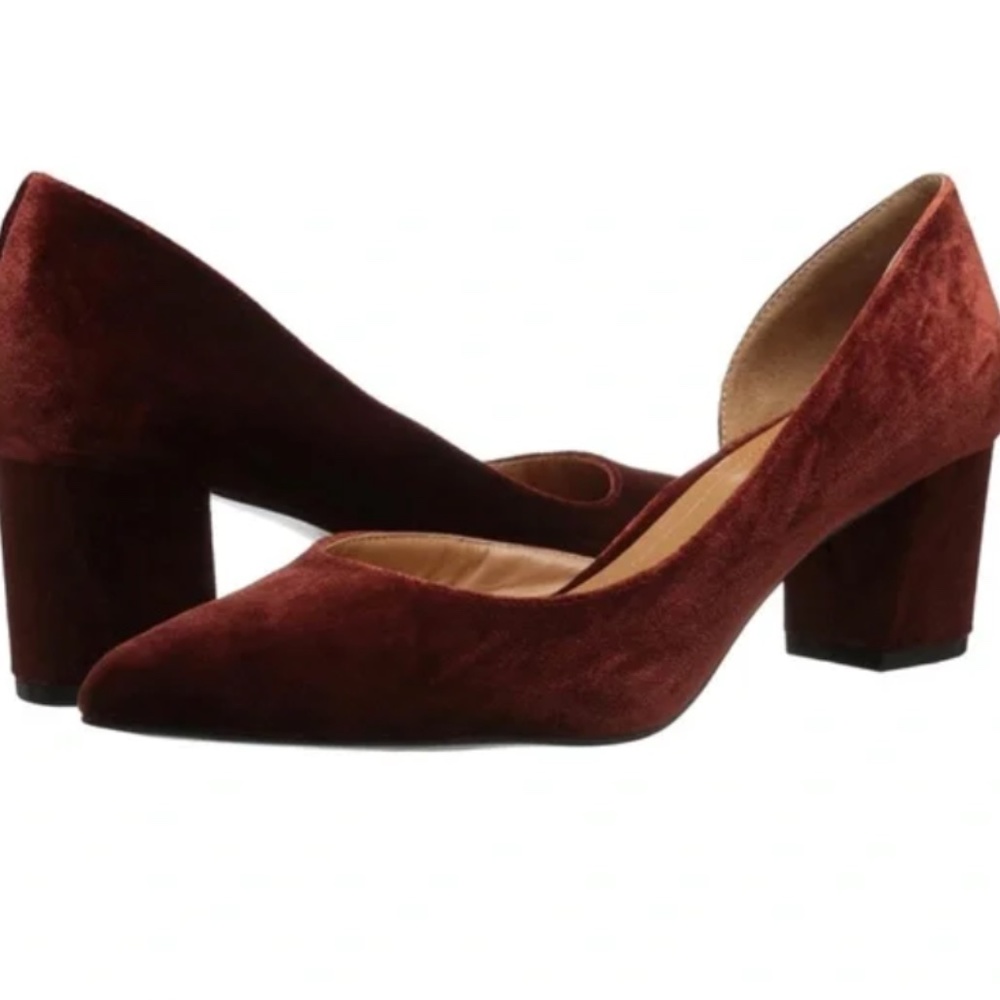 10 Derek Lam Crosby velvet heels